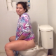 A plump, tattooed, cute Latina girl farts for the camera, pisses and takes a shit while sitting on a toilet in 6 scenes. She speaks to the camera and tells us what she ate. Subtle, but not loud pooping sounds. 720P HD. 166MB, MP4 file. Over 14.5 minutes.